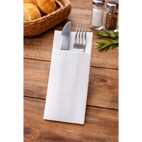 Airlaid ubrousek s kapsou 40x40 cm 1/8 - 100 ks