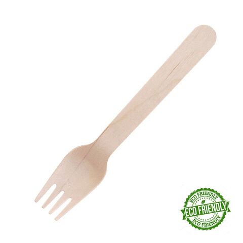 Vidlička ze dřeva 16 cm - 100 ks