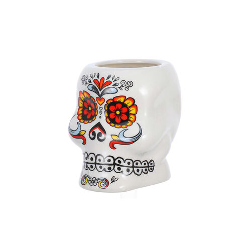 Designová sklenice na koktejly CALAVERA SCULL - 450 ml