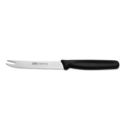 Barmanský nůž vlnitá čepel 11 cm s vidličkou